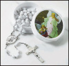 Guardian Angel Rosary in Two-Piece Case